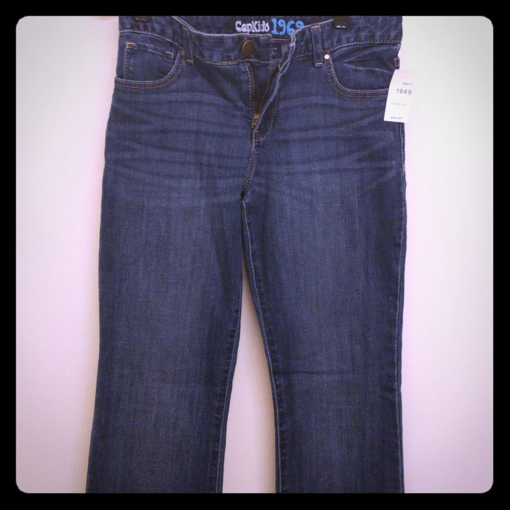 Gap Kids 1969 Boot Cut Dark Blue Jeans
